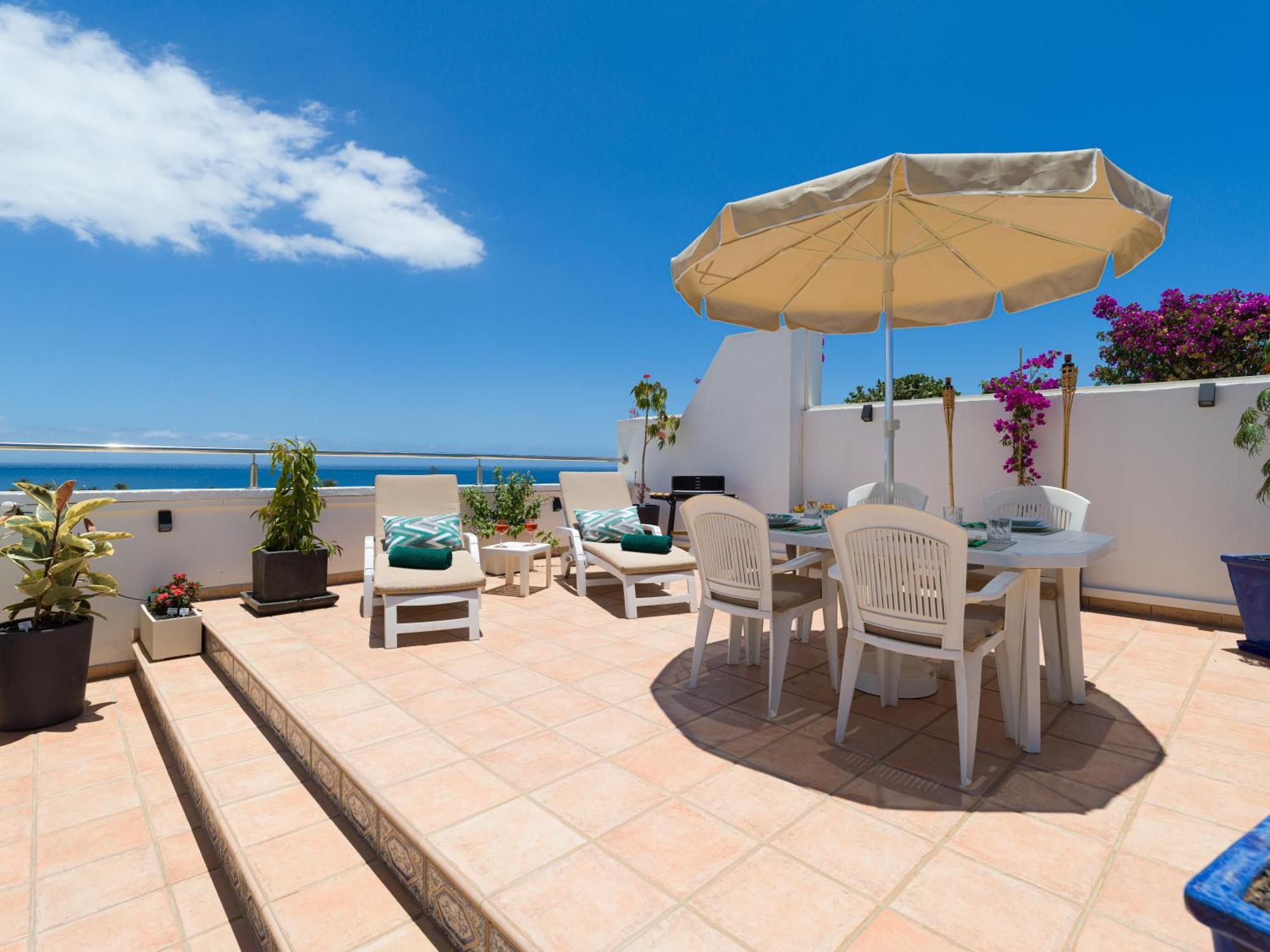 Casa Lex I Ocean & Sunrise Panorama I Steps From Dunes And Beach I Private 50 Sqm Terrace I Pool Maspalomas  Zewnętrze zdjęcie